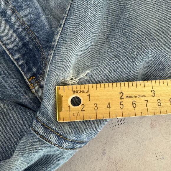 Mott And Bow Jeans Women's 28x28 Denim Mom Jean Distressed Needs Repair READ - Picture 7 of 10